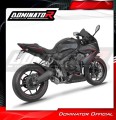 impianto di scarico completo con silenziatore DOMINATOR Full System titanio HP8 adatto alla moto Honda CBR 650 R / E-Clutch 2024 - 2025