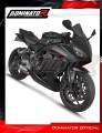 complete exhaust system with muffler DOMINATOR Full System titanium HP8 fits to Honda CBR 650 R / EClutch 2024  2025 3