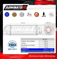 impianto di scarico completo con silenziatore DOMINATOR Full System titanio HP6 adatto alla moto Honda CBR 650 R / E-Clutch 2024 - 2025 4