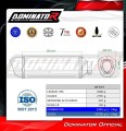 impianto di scarico completo con silenziatore DOMINATOR Full System HP6 nero adatto alla moto Honda CBR 650 R / E-Clutch 2024 - 2025 4
