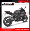 impianto di scarico completo con silenziatore DOMINATOR Full System S6 adatto alla moto Honda CBR 650 R / E-Clutch 2024 - 2025