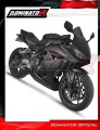 impianto di scarico completo con silenziatore DOMINATOR Full System GP nero adatto alla moto Honda CB 650 R / E-Clutch 2024 - 2025 3