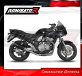 scarico silenziatore DOMINATOR S6 nero adatto alla moto Suzuki GSF BANDIT N / S 600 1995 - 1999 3