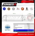 scarico silenziatore DOMINATOR S6 adatto alla moto Suzuki GSF BANDIT 1200 1996 - 2000 4