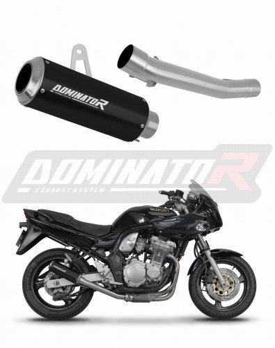 exhaust muffler DOMINATOR GP BLACK fits to Suzuki GSF BANDIT N / S 600 1995  1999