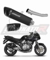 scarico silenziatore DOMINATOR omologato HP6 nero adatto alla moto Suzuki GSF BANDIT N / S 600 1995 - 1999