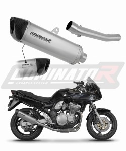 Suzuki GSF BANDIT N / S 600 1995 - 1999 EU Omologato approvato Terminale di Scarico Silenziatore Titanio HP6