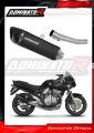 scarico silenziatore DOMINATOR omologato HP6 nero adatto alla moto Suzuki GSF BANDIT 1200 1996 - 2000 3