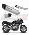 scarico silenziatore DOMINATOR omologato titanio HP6 adatto alla moto Suzuki GSF BANDIT 1200 1996 - 2000