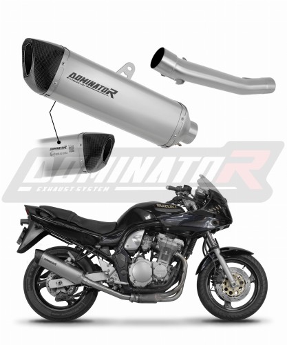 scarico silenziatore DOMINATOR omologato titanio HP6 adatto alla moto Suzuki GSF BANDIT 1200 1996 - 2000