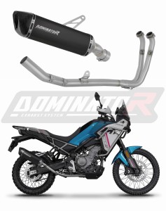 CF MOTO 450 MT 2024 Impianto di scarico Collettori Marmitta Silenziatore HP6 BLACK + dB killer