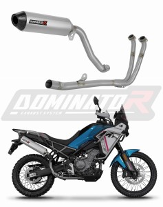CF MOTO 450 MT 2024 Impianto di scarico Collettori Marmitta Silenziatore MX2 + dB killer