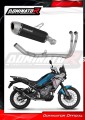 impianto di scarico completo con silenziatore DOMINATOR Full System S6 nero adatto alla moto CF MOTO 450 MT 2024  2