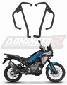 Paramotore in acciaio inox nero DOMINATOR  adatto alla moto CF MOTO 450 MT 2024