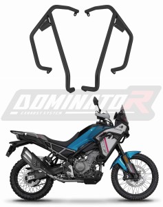 CF MOTO 450 MT 2024 Acciaio inossidabile Crash bars NERO