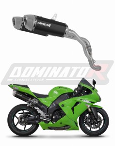 Kawasaki ZX10R 2006 - 2007 Terminale di Scarico Marmitta Silenziatore S6 NERO + dB killer