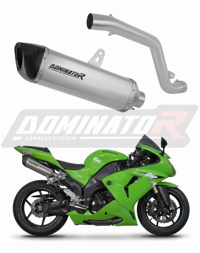 scarico silenziatore DOMINATOR titanio HP6 adatto alla moto Kawasaki ZX10R 2006 - 2007