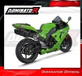 Kawasaki ZX10R 2006 - 2007 Motorcycle Muffler Auspuff Sportauspuff Silencer Echappement Silencieux Scarico Scarichi Escape Wydech Tłumik HP6 BLACK Dominator Exhaust System 2