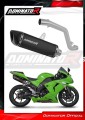 scarico silenziatore DOMINATOR HP6 nero adatto alla moto Kawasaki ZX10R 2006 - 2007 2