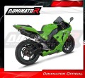 scarico silenziatore DOMINATOR HP6 nero adatto alla moto Kawasaki ZX10R 2006 - 2007 4