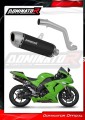 scarico silenziatore DOMINATOR S6 nero adatto alla moto Kawasaki ZX10R 2006 - 2007 2