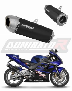 Honda CBR 954 2002 - 2003 Terminale di Scarico Marmitta Silenziatore S6 NERO + dB killer