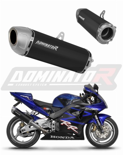 scarico silenziatore DOMINATOR S6 nero adatto alla moto Honda CBR 954 2002 - 2003