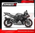 scarico silenziatore DOMINATOR HP6 nero adatto alla moto Yamaha YZF R1 1000 RN09 2002 - 2003 5