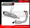 impianto di scarico completo con silenziatore DOMINATOR Full System S6 adatto alla moto Aprilia Tuono 660 2021 - 2024 2