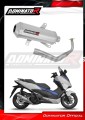 impianto di scarico completo con silenziatore DOMINATOR Full System OV G2 adatto alla moto Honda NSS 125 FORZA 2017 - 2020 2