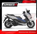 impianto di scarico completo con silenziatore DOMINATOR Full System OV G2 nero adatto alla moto Honda NSS 125 FORZA 2017 - 2020 5