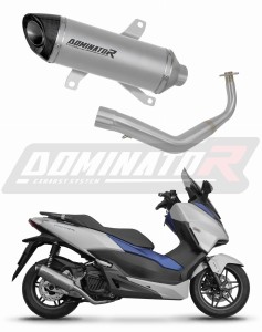 Honda NSS 125 FORZA 2017 - 2020 Impianto di scarico Collettori Marmitta Silenziatore Titanio HP8  + dB killer