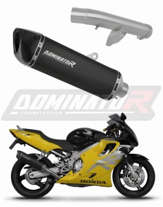 Honda CBR 600 F4 1999 - 2000 Terminale di Scarico Marmitta Silenziatore HP6 NERO + dB killer