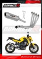 impianto di scarico completo con silenziatore DOMINATOR Full System S6 adatto alla moto Honda CB 650 F 2014 - 2018 2