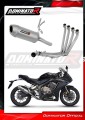 complete exhaust system with muffler DOMINATOR Full System S6 fits to Honda CBR 650 R 2019  2023 2