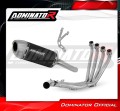 impianto di scarico completo con silenziatore DOMINATOR Full System S6 nero adatto alla moto Honda CBR 650 R 2019 - 2023 3