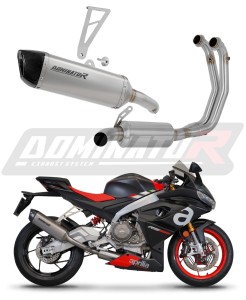 Aprilia RS 660 2020 - 2024 Impianto di scarico Collettori Marmitta Silenziatore Titanio HP6 + dB killer medium