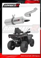 scarico silenziatore DOMINATOR rotondo adatto alla moto CF MOTO C Force 1000 Touring 2024  2