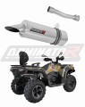 exhaust muffler DOMINATOR ROUND fits the motorcycle Loncin XWOLF 550
