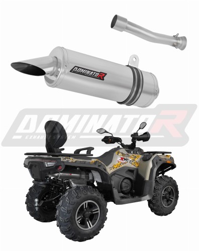 scarico silenziatore DOMINATOR rotondo adatto alla moto Loncin XWOLF 550