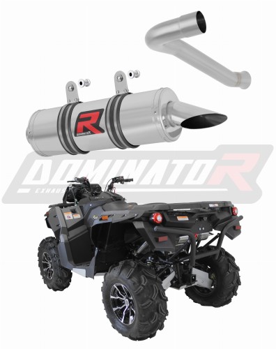 scarico silenziatore DOMINATOR rotondo adatto alla moto STELS GUEPARD 850 G-PE