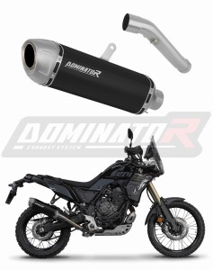 Yamaha Tenere 700 2021 - 2024 Terminale di Scarico Marmitta Silenziatore S6 NERO + dB killer