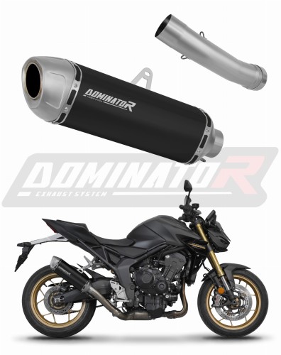exhaust muffler DOMINATOR S6 BLACK fits to Honda CB 1000 Hornet / SP 2025