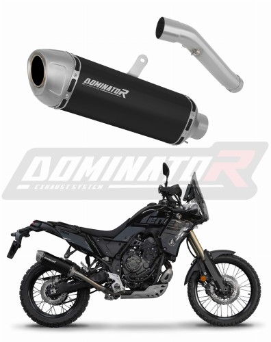 wydech tłumik DOMINATOR S6 CZARNY pasujący do motocykla Yamaha Tenere 700 2025 - 2026