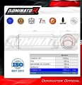 scarico silenziatore DOMINATOR GPF nero adatto alla moto Yamaha Tenere 700 2019 - 2020 6