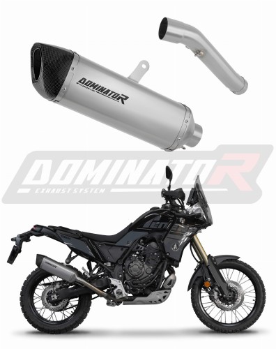 scarico silenziatore DOMINATOR titanio HP6 adatto alla moto Yamaha Tenere 700 2019 - 2020