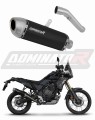 scarico silenziatore DOMINATOR S6 nero adatto alla moto Yamaha Tenere 700 2019 - 2020