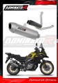 scarico silenziatore DOMINATOR S6 adatto alla moto Suzuki DL 650 V-Strom 2017 - 2025 2