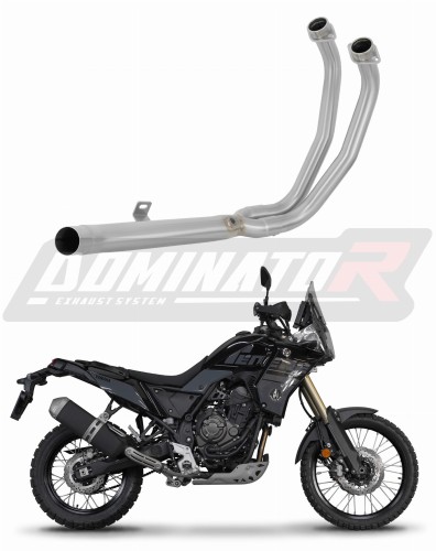 Tenere 700 Yamaha Head pipe Linkpipe Downpipe Frontpipe Manifold Collector Kolektor Kolano 2019 - 2020 Dominator x
