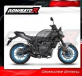complete exhaust system with muffler DOMINATOR Full System HP8 BLACK fits to Yamaha MT 07 2025  5